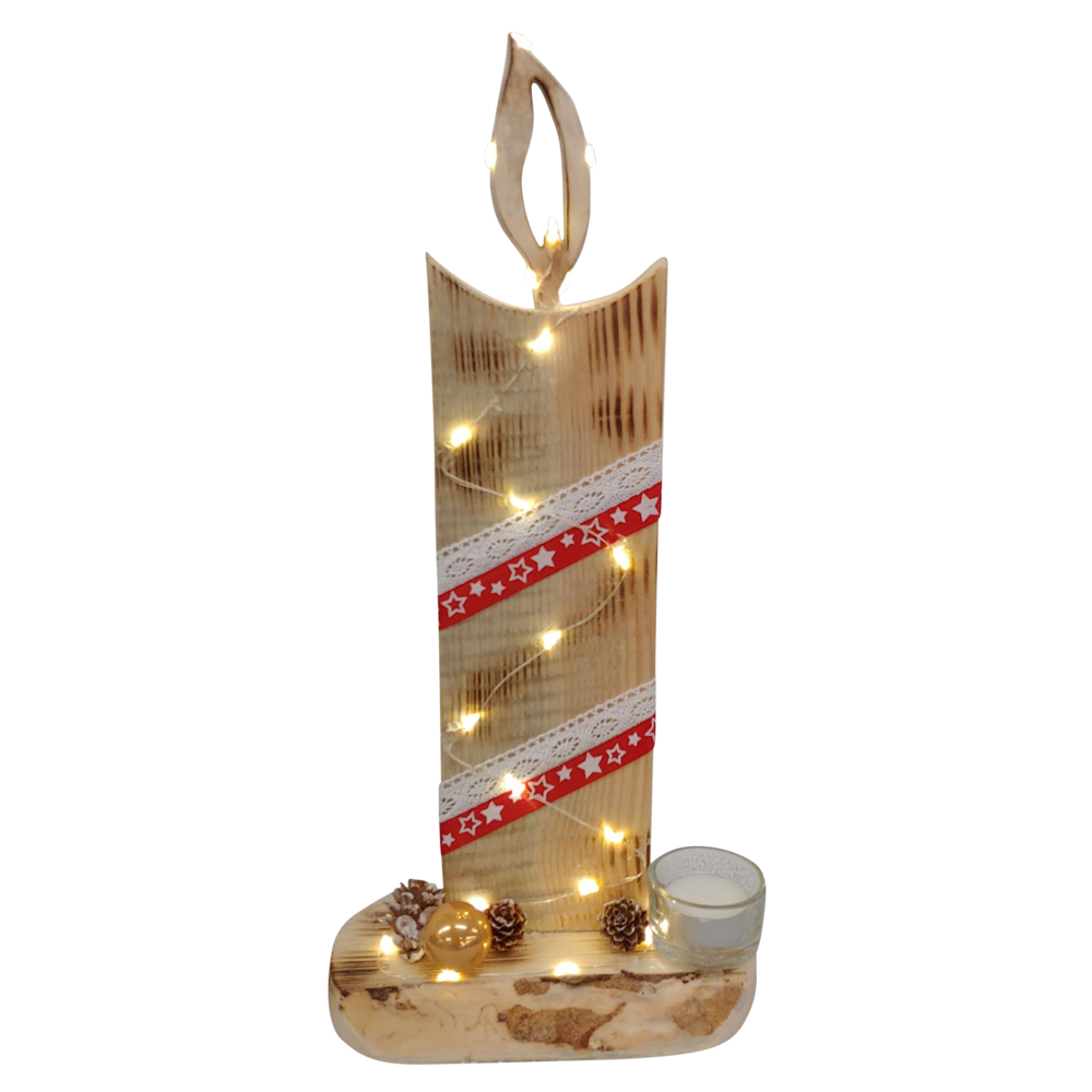 Beleuchtete Holzkerze Mit Lichterkette Und Teelicht Jailshop learn-the-bible-in-24-hours-koinonia-house