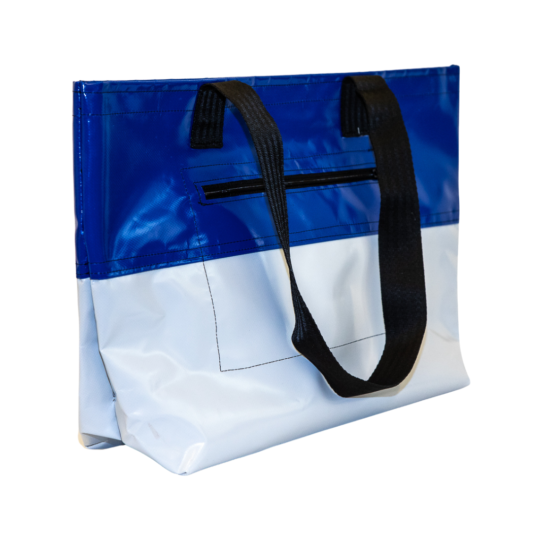 Shopper Josephine – Blau/Weiß