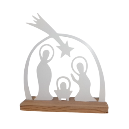 Krippen-Dekoration aus Holz