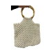 Makramee-Shopper mit Holzgriff