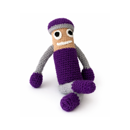 Kuscheltier gehäkelt "Pilz mit Kappe"