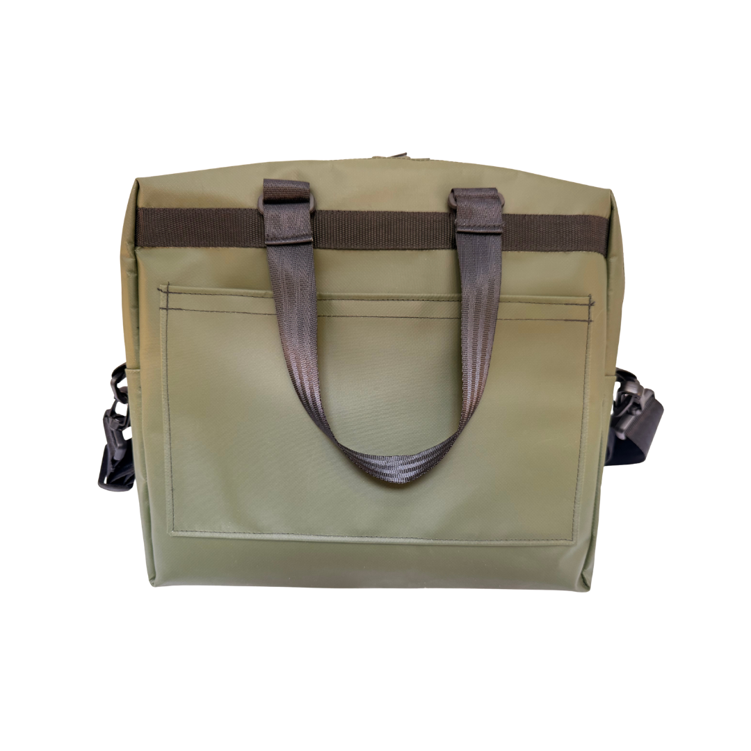 Laptoptasche in Militärgrün (gepolstert) – Bild 2